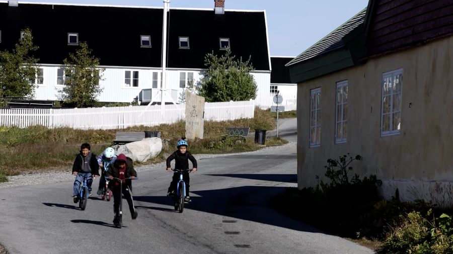 Kawasan pelabuhan lama di Nuuk, Greenland, pada 22 September 2026.