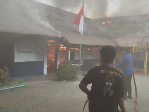 TK Asadiyah di Sidrap Terbakar Diduga Akibat Korsleting