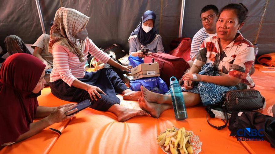 Kondisi pasca kebakaran yang melanda kawasan Kebayoran Lama, Jakarta Selatan, Rabu (23/9/2026). (CNBC Indonesia/Tri Susilo)