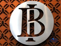 Logo Bank Indonesia (BI). (CNBC Indonesia/Muhammad Sabki)