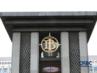 Logo Bank Indonesia (BI). (CNBC Indonesia/Muhammad Sabki)