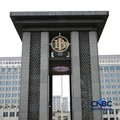 Logo Bank Indonesia (BI). (CNBC Indonesia/Muhammad Sabki)