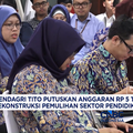 Mendagri Tito Putuskan Anggaran 5 Triliun Rehabilitasi Dan Rekonstruksi Pemulihan Sektor Pendidikan