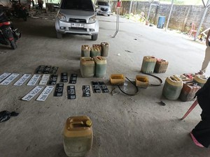 Polisi Bongkar Kasus Penimbunan BBM di Bangka, 14 Mobil-6 Orang Diperiksa
