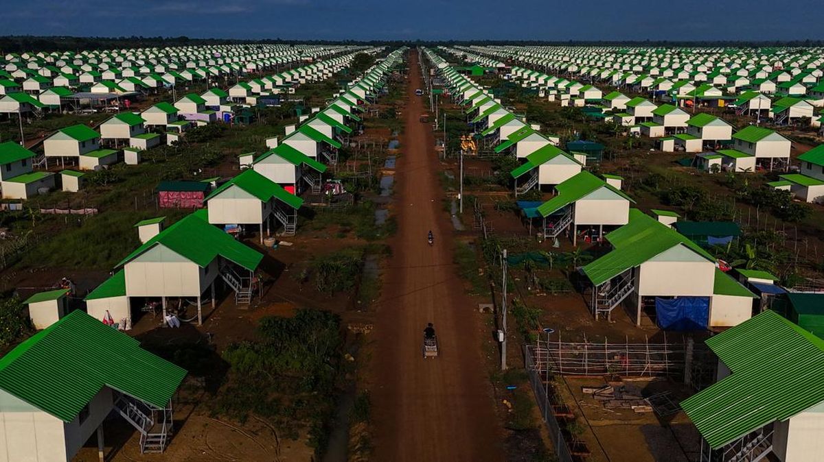 Potret Pengungsian Warga Kamboja Imbas Konflik Perbatasan