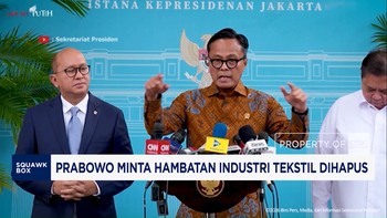 Prabowo Minta Hambatan Industri Tekstil Dihapus