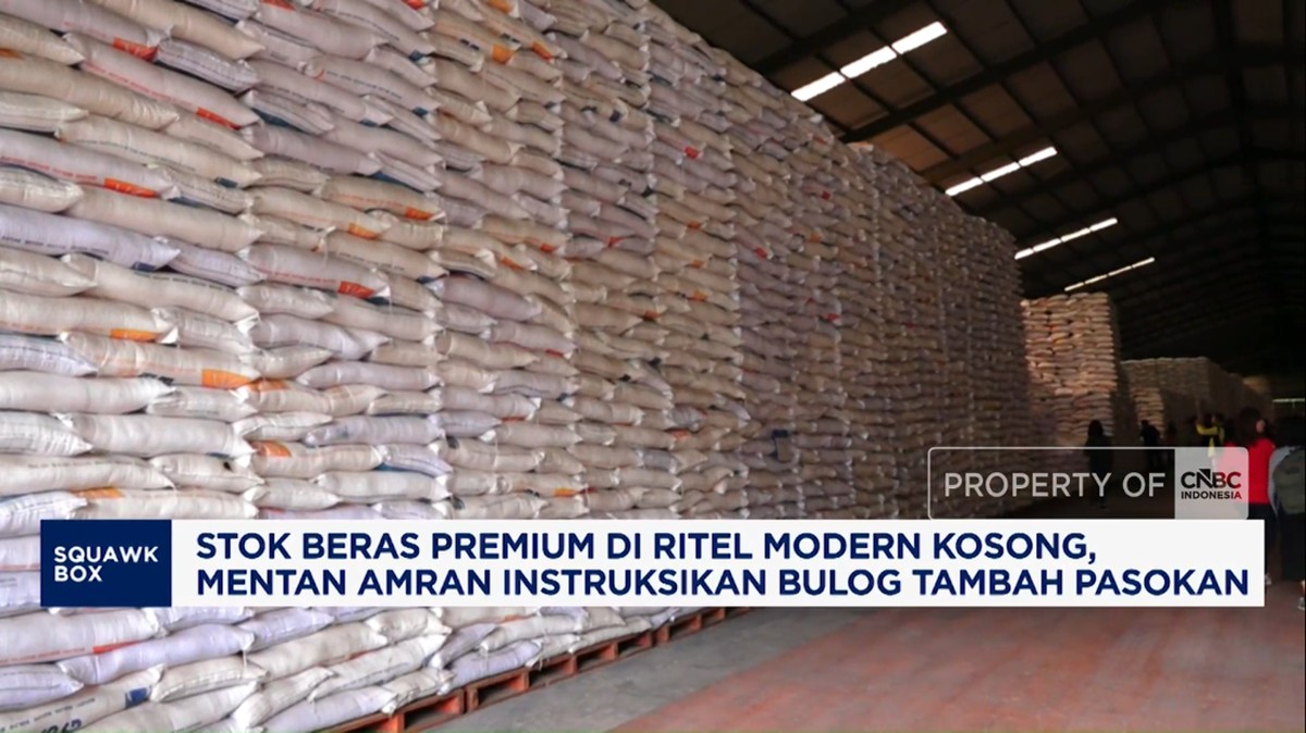 Video: Stok Beras Premium di Ritel Modern Kosong, Bulog Tambah Pasokan