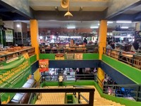 Suasana lengang perdagangan di Pasar Pondok Labu, Jakarta Selatan, Rabu (23/9/2026). (CNBC Indonesia/Tri Susilo)