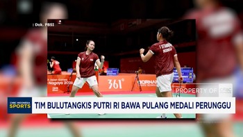 Tim Bulutangkis Putri RI Bawa Pulang Medali Perunggu