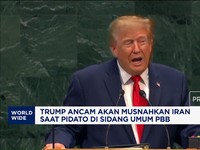 Trump Ancam Akan Musnahkan Iran Saat Pidato di Sidang Umum PBB