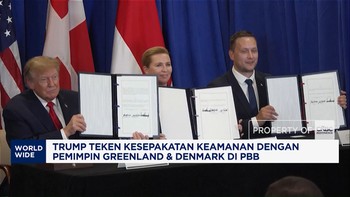 Trump Teken Kesepakatan Pemimpin Greenland & Denmark di PBB