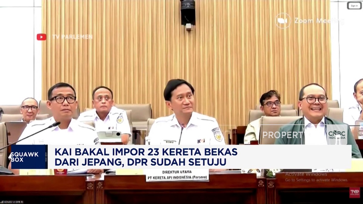 Video: KAI Bakal Impor 23 Kereta Bekas dari Jepang, DPR Sudah Setuju