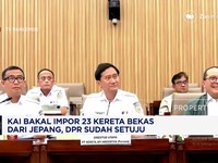 KAI Bakal Impor 23 Kereta Bekas dari Jepang, DPR Sudah Setuju