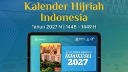 Kemenag Rilis Kalender Hijriah Indonesia 2027 Versi Digital, Kapan Lebaran 1448 H?