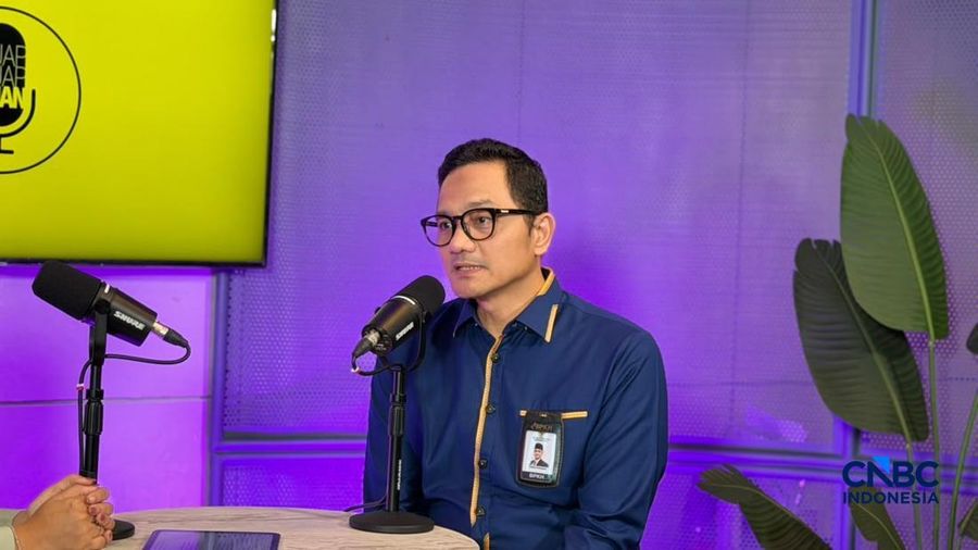 Kepala Badan Pengelola Keuangan Haji (BPKH), Fadlul Imansyah (Kanan) saat menghadiri Cuap-Cuap Cuan di Jakarta, Kamis (24/9/2026). (CNBC Indonesia/Maikel Jefriando)