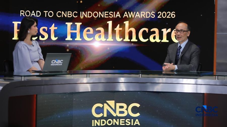 Konsultan Obstetri dan Ginekologi RS Abdi Waluyo, Sigit Pramono menyampaikan pemaparan dalam Road To CNBC Indonesia Awards 2026 kategori Best Healthcare di Jakarta, Kamis (24/9/2026). (CNBC Indonesia/Faisal Rahman)