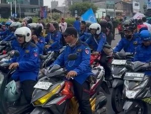 Protest Ends, Laborers Disperse from Sudirman Road, Jakarta