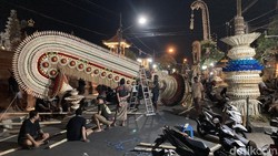 Antusiasnya Peserta Lomba Penjor di Kemoning Klungkung, Satu Penjor Rp 45 Juta