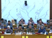 Rapat kerja Badan Anggaran (Banggar) DPR RIdengan Menteri Keuangan, Menteri PPN/Kepala Bapenas, Menteri Hukum dan Gubernur BI di Komplek Parlemen, Senayan, Jakarta, Kamis (24/9/2026). (Tangkapan Layar Youtube/DPR RI)
