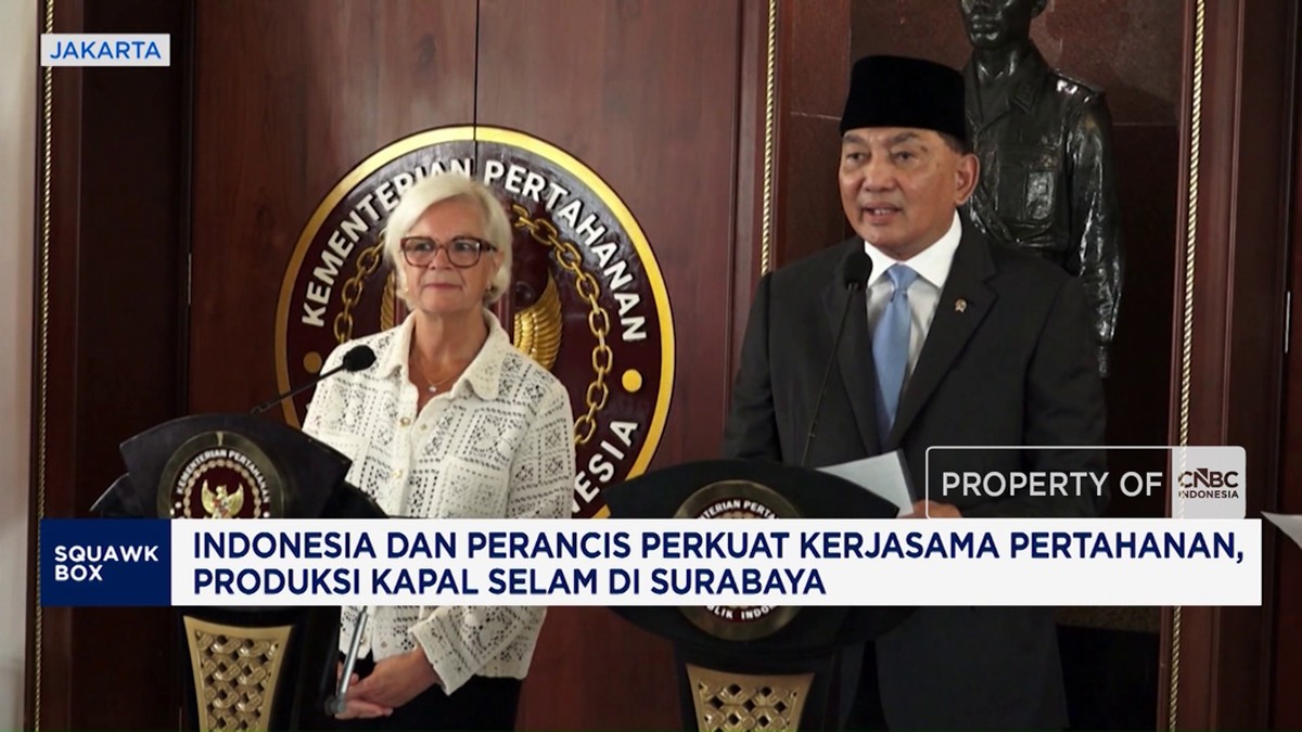 Video: RI-Prancis Perkuat Pertahanan, Produksi Kapal Selam di Surabaya