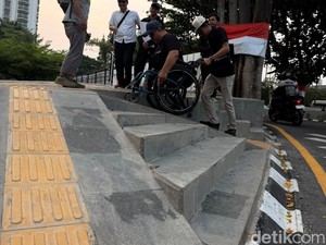 Trotoar Gasibu Masih Belum Ramah untuk Teman Disabilitas