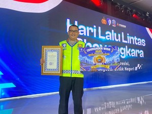 Ditlantas Polda Kaltara Raih Tiga Penghargaan di HUT Ke-71 Lalu Lintas