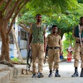 Members of the Tigrayan forces patrol along a street as tensions intensify after the forces launched a major offensive against the federal government in multiple locations, in Mekelle, Tigray Region, Ethiopia, September 24, 2026. Obtained by REUTERS