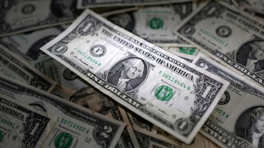 FILE PHOTO: U.S. dollar banknotes are seen in this illustration taken March 10, 2023. REUTERS/Dado Ruvic/Illustration/File Photo