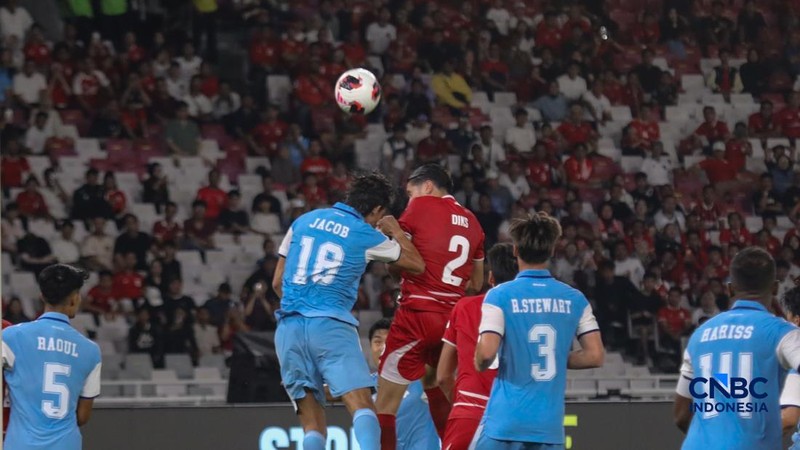 Laga Timnas Indonesia melawan Timnas Singapura dalam FIFA ASEAN CUP 2026 di Stadion Utama Gelora Bung Karno (SUGBK), Senayan, Jakarta, Jumat (25/9/2026).