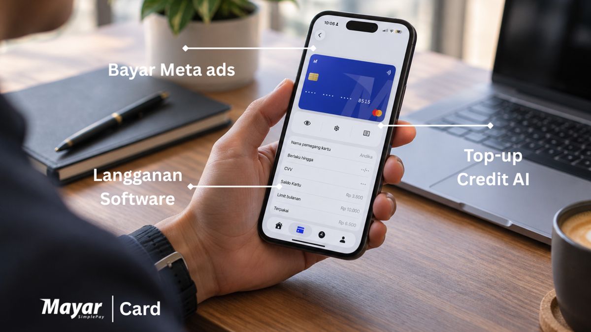 Bantu Manajemen Keuangan Bisnis, Mayar Perkenalkan Virtual Card