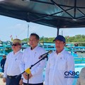 Menteri Kelautan dan Perikanan (MenKP) Sakti Wahyu Trenggono dalam Acara Sinergi Lintas Sektor: Tata Kelola dan Operasionalisasi KNMP, di KNMP Tongke-tongke, Kab. Sinjai, Sulawesi Selatan, Jumat (259/2026). (CNBC Indonesia/Martyasari Rizki)