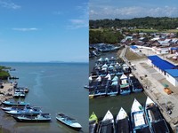 Pemandangan Pelabuhan Tongke-tongke di Kabupaten Sinjai, Sulawesi Selatan, kini mengalami perubahan signifikan. (Dok. Humas KKP)