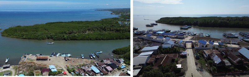 Pemandangan Pelabuhan Tongke-tongke di Kabupaten Sinjai, Sulawesi Selatan, kini mengalami perubahan signifikan. (Dok. Humas KKP)
