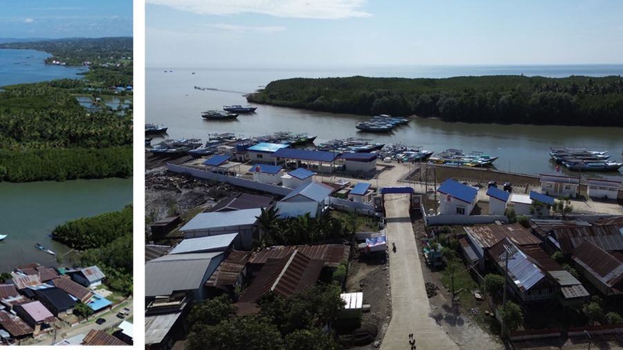 Pemandangan Pelabuhan Tongke-tongke di Kabupaten Sinjai, Sulawesi Selatan, kini mengalami perubahan signifikan.