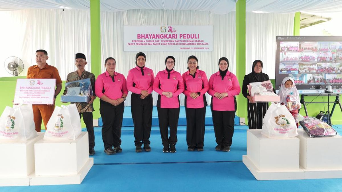 Bantu Warga Hadapi Krisis Air, Bhayangkari Sumsel Bangun 18 Sumur Bor — NadiKabar.com
