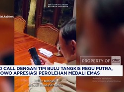 Prabowo Video Call Tim Bulu Tangkis, Apresiasi Perolehan Medali
