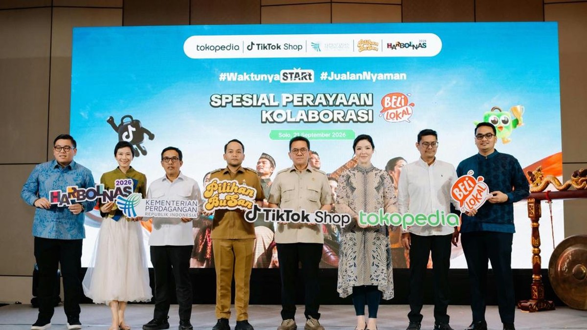 Kemendag Gandeng Tokopedia/Tiktok Shop Buka Akses Pasar UMKM Solo