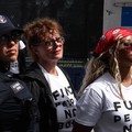 Actor Susan Sarandon is detained during a protest ahead of Israeli Prime Minister Benjamin Netanyahu's address to the United Nations 81st General Assembly in New York City, U.S., September 24, 2026. REUTERS/Shannon Stapleton     TPX IMAGES OF THE DAY