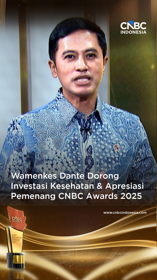 Wamenkes Dante Apresiasi Pemenang CNBC Awards: Best Healthcare