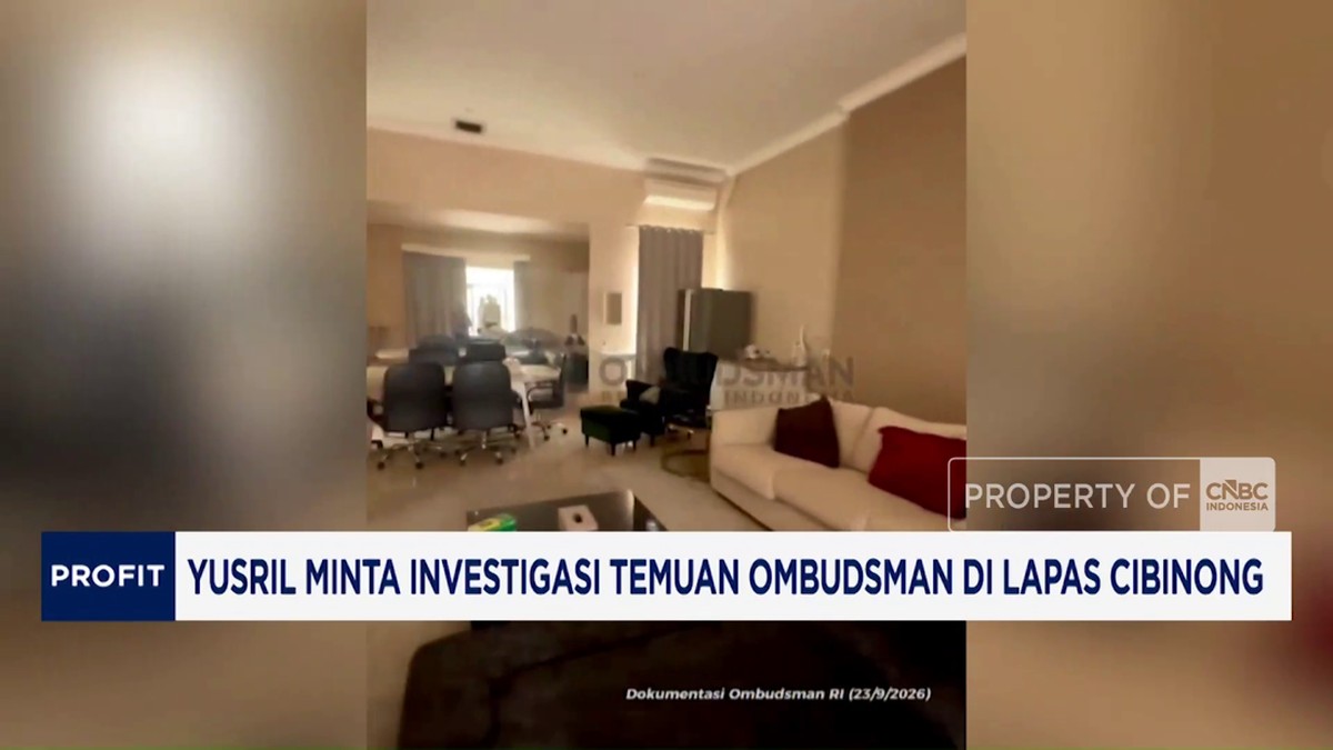 Video: Yusril Minta Investigasi Temuan Ombudsman di Lapas Cibinong