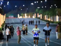 Suasana Malam di Kota IKN. (Humas Otorita IKN)