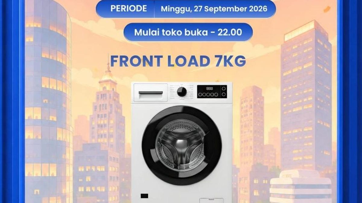 Beli Mesin Cuci Front Load 7 Kg di Transmart Full Day Sale, Diskon Rp 2 Juta! — NadiKabar.com