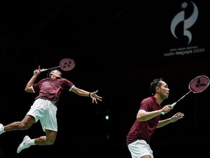 2 Ganda Putra RI Lolos ke Semifinal Bulutangkis Asian Games 2026
