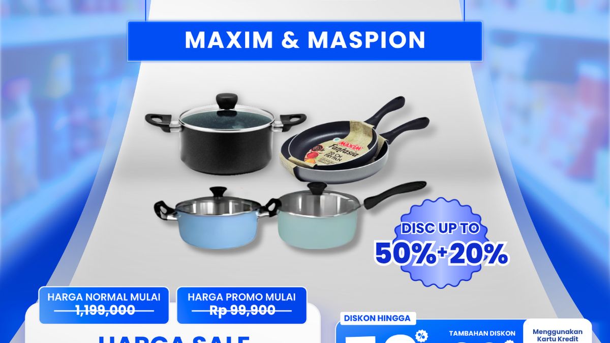 Serbu! Beli Alat Masak Jadi Semurah Ini di Transmart Full Day Sale — NadiKabar.com