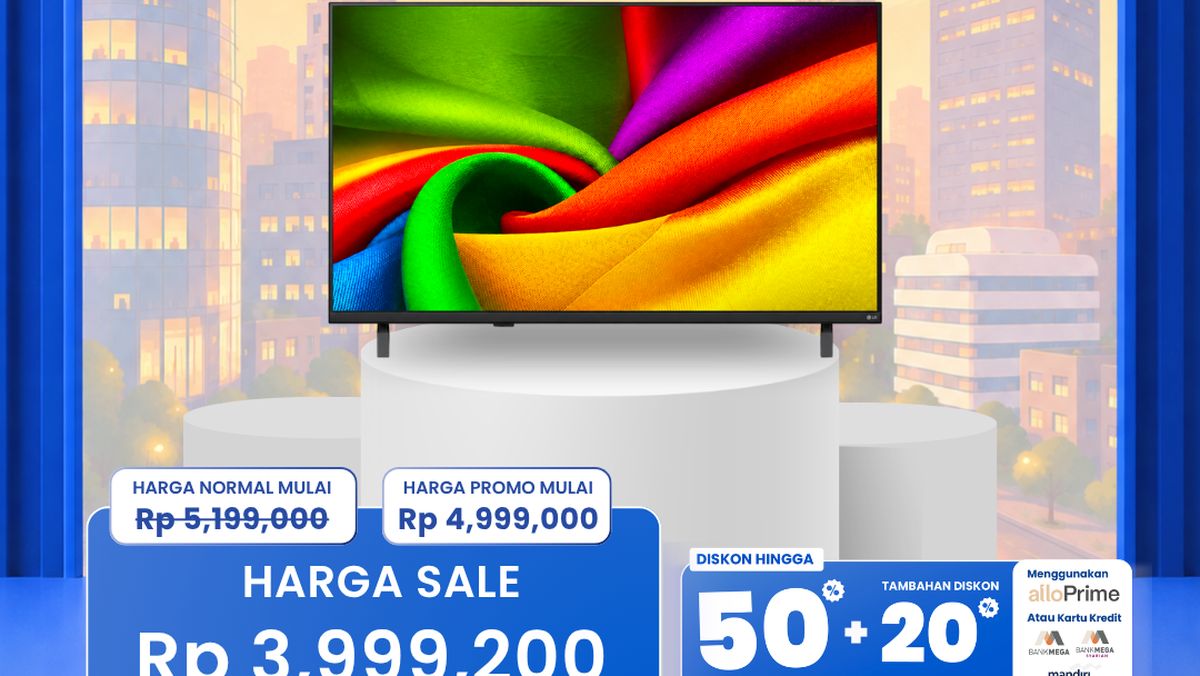 Ilustrasi berita Teknologi: LED TV 43 Inch di Transmart Full Day Sale Diskon sampai 70%