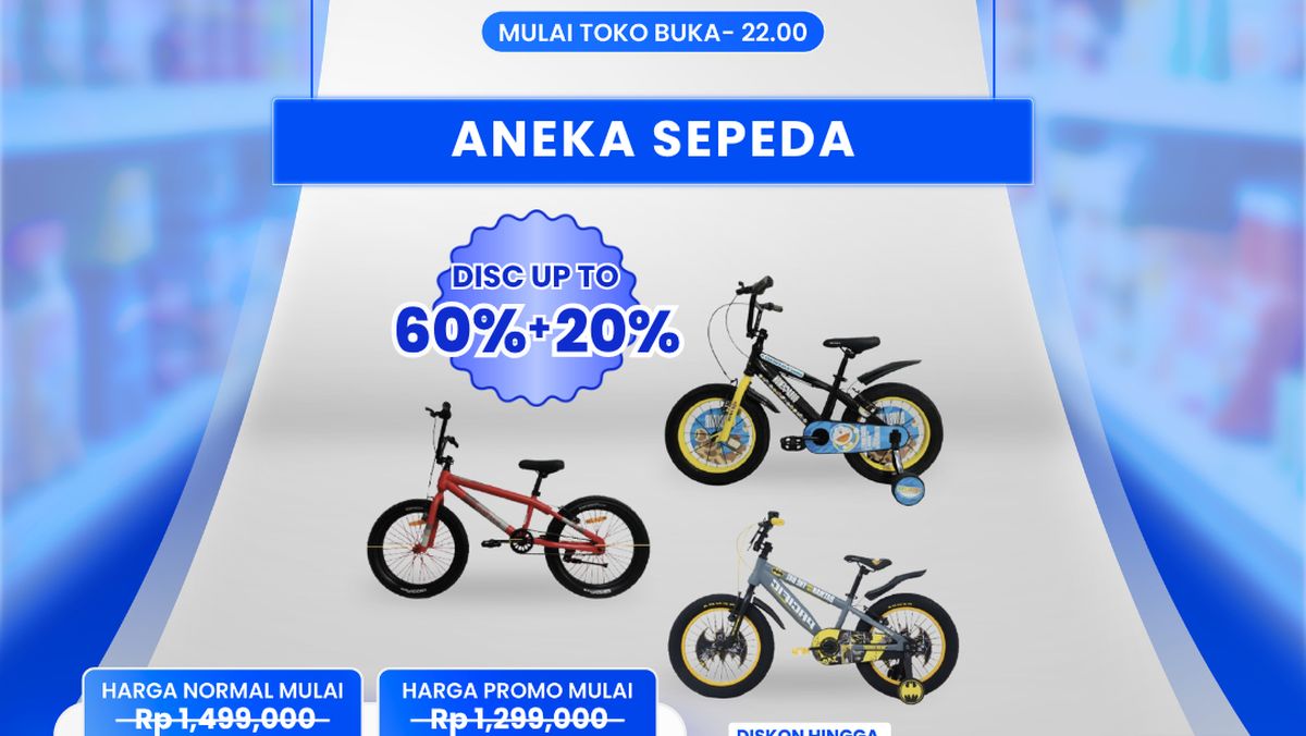 Transmart Full Day Sale! Sepeda Jadi Semurah Ini — NadiKabar.com