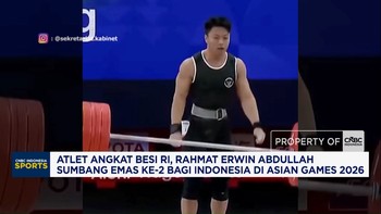 Atlet Angkat Besi RI, Sumbang Emas ke-2 bagi RI di Asian Games 2026
