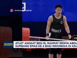 Atlet Angkat Besi RI, Sumbang Emas ke-2 bagi RI di Asian Games 2026