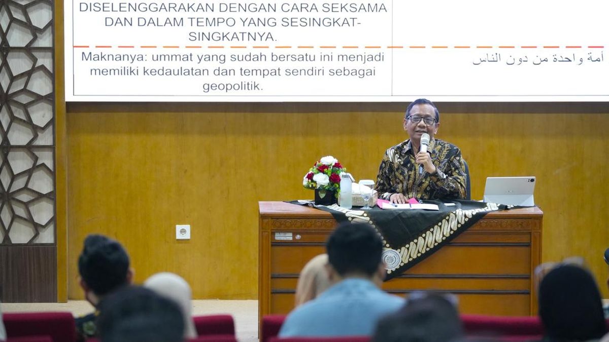 Beri Kuliah Umum di UMY, Mahfud MD Paparkan Relasi Agama dan Negara — NadiKabar.com