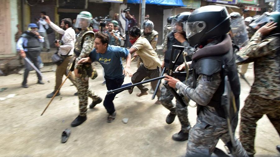 INDIA-MOSQUE/PROTESTS